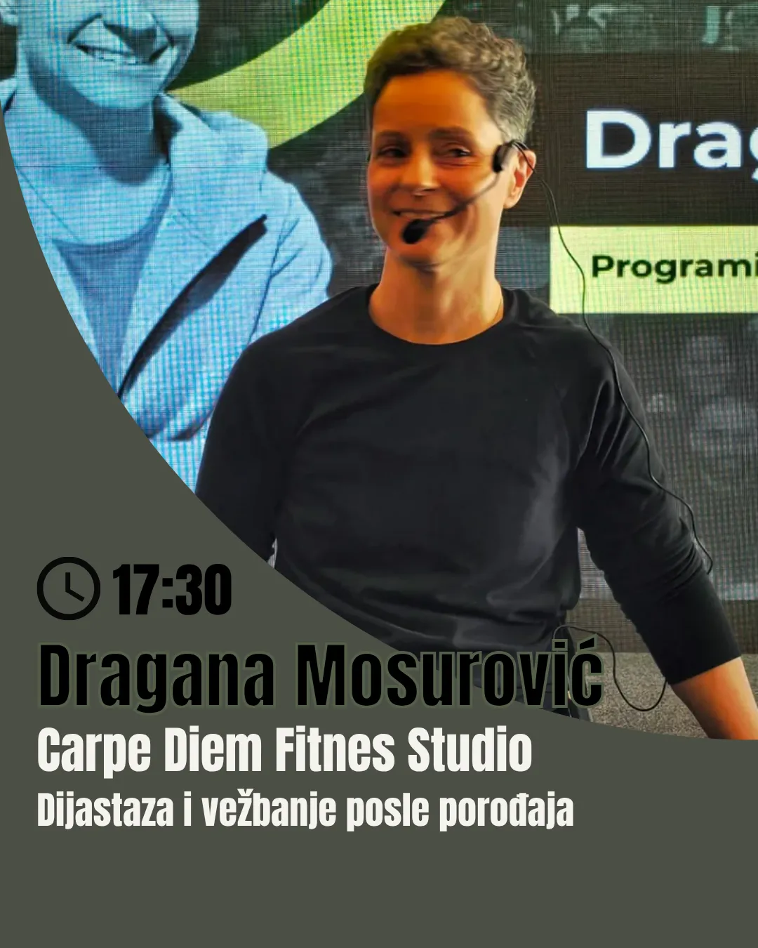 Dijastaza i vežbanje posle porođaja, sa Draganom Mosurović